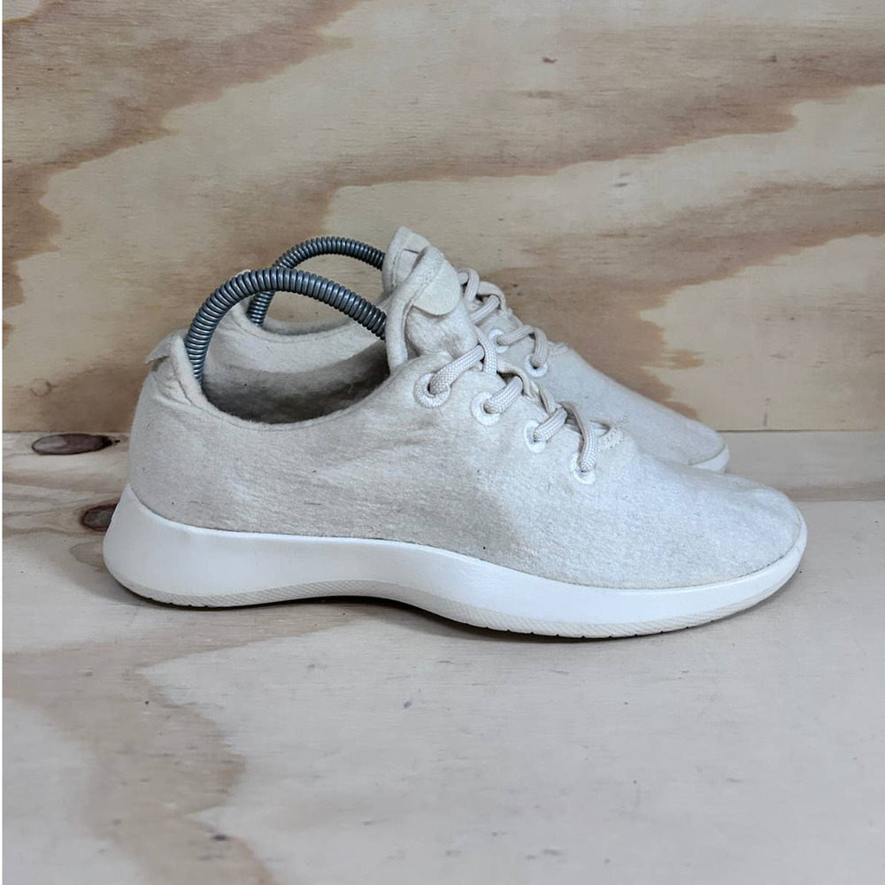 Allbirds - The Wool Runners - Running Shoes - White - Women's - 9 - 0138